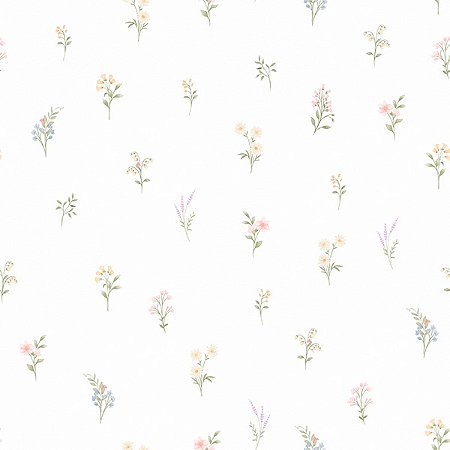 Papel de Parede Era uma vez - Folhas e Flores - 89747 - Vinílico