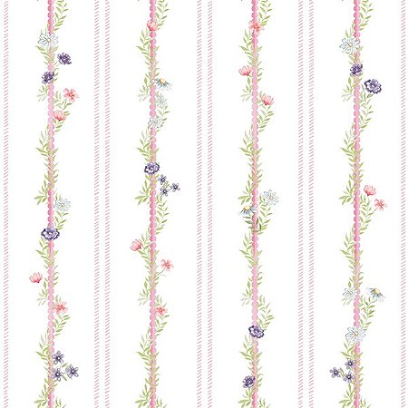 Papel de Parede Era uma vez - Listrado - 89891 - Vinílico