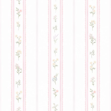 Papel de Parede Era uma vez - Listrado - 89907 - Vinílico