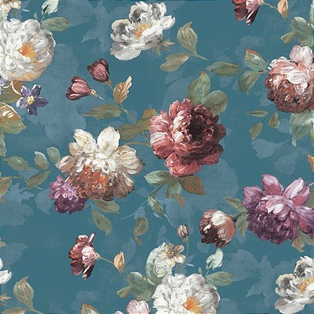Papel de Parede Flora - Folhas e Flores - 84513 - Vinílico