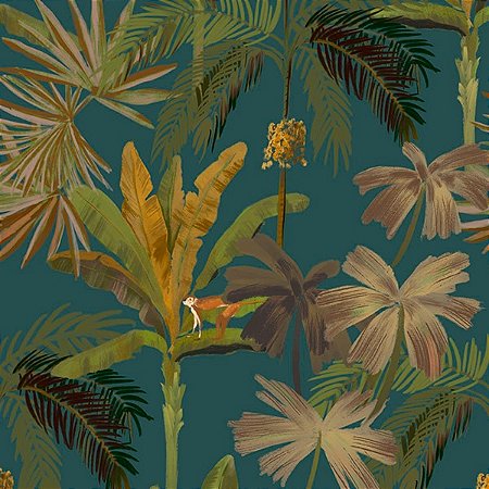 Papel de Parede Flora - Folhas e Flores - 84612 - Vinílico