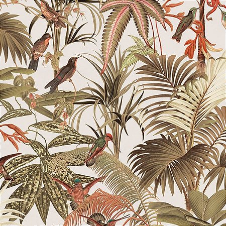 Papel de Parede Flora - Folhas e Flores - 84643 - Vinílico