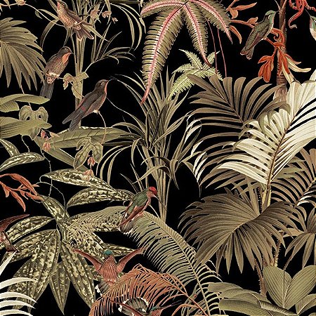 Papel de Parede Flora - Folhas e Flores - 84667 - Vinílico