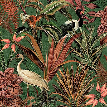 Papel de Parede Flora - Folhas e Flores - 84759 - Vinílico