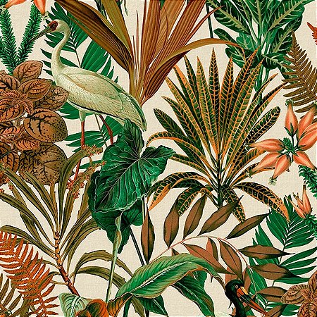 Papel de Parede Flora - Folhas e Flores - 84766 - Vinílico