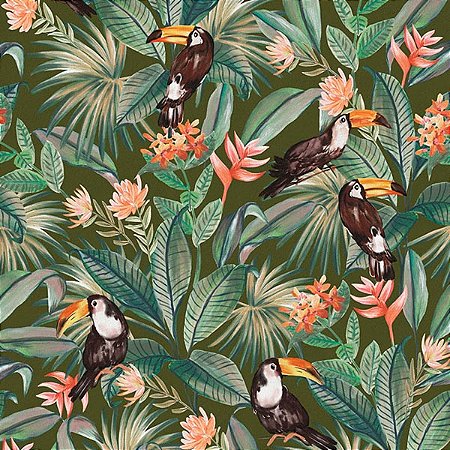 Papel de Parede Flora - Folhas e Flores - 84902 - Vinílico