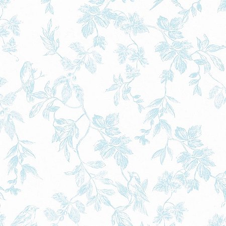 Papel de Parede Provence - Folhas e Flores - 85633 - Vinílico