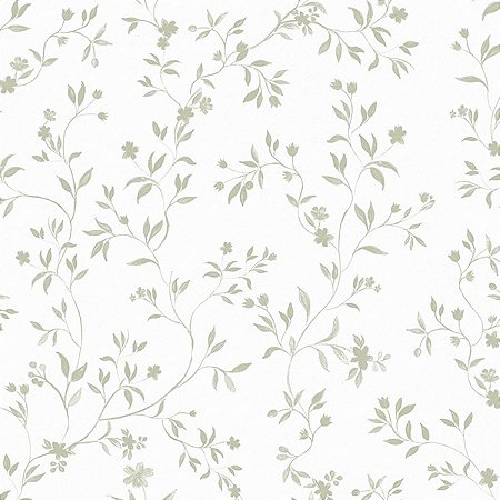 Papel de Parede Provence - Folhas e Flores - 85725 - Vinílico