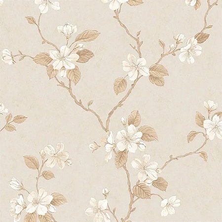 Papel de Parede Palazzo 2 - Folhas e Flores - G67615 - Vinílico