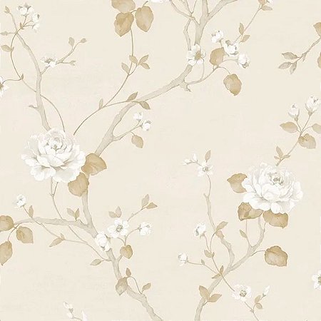 Papel de Parede Palazzo 2 - Folhas e Flores - G68667 - Vinílico