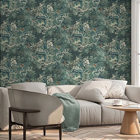 Papel de Parede Goya Collection - Folhas e Flores - 3850-1 - Vinílico