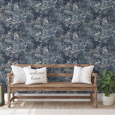 Papel de Parede Goya Collection - Folhas e Flores - 3850-3 - Vinílico