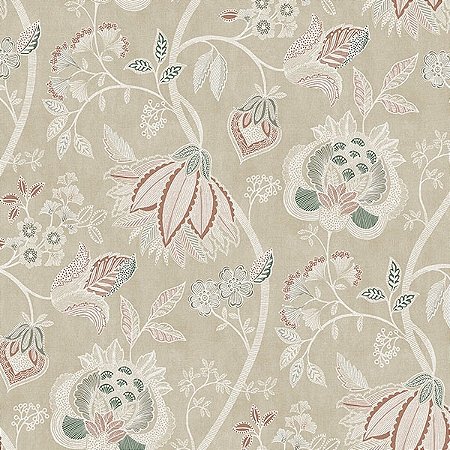 Papel de Parede Goya Collection - Folhas e Flores - 3852-2 - Vinílico