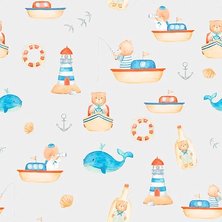 Papel de Parede Bambine - Infantil - BA0001 - Non-Woven (TNT)