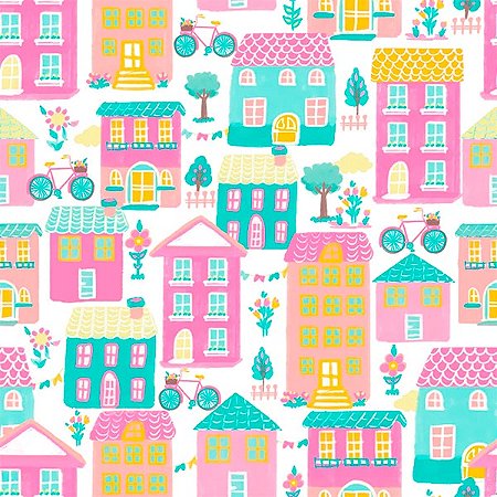 Papel de Parede Bambine - Infantil - BA0021 - Non-Woven (TNT)