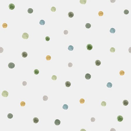 Papel de Parede Bambine - Poa - BA0040 - Non-Woven (TNT)