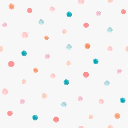 Papel de Parede Bambine - Poa - BA0042 - Non-Woven (TNT)