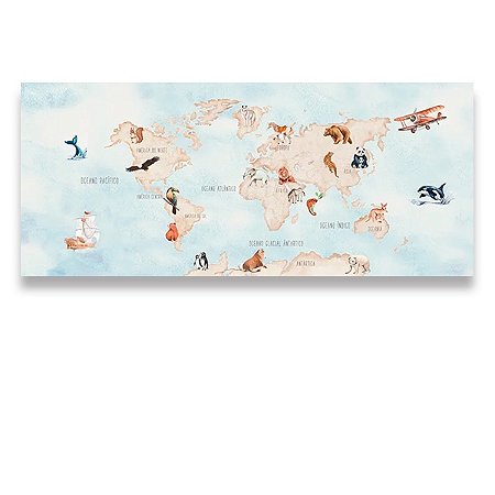 Papel de Parede Bambine - Painel - BA0050 - Non-Woven (TNT)