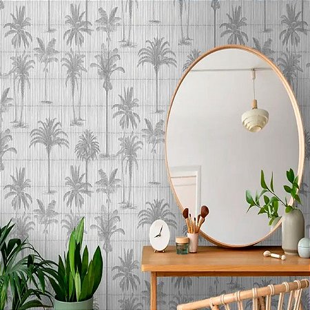 Papel de Parede Le Jardin - Folhas e Flores - M68719 - Non-Woven (TNT)