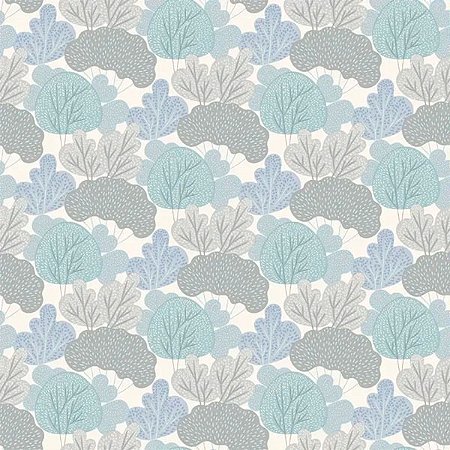 Papel de Parede Petit - Folhas e Flores - A96801 - Non-Woven (TNT)