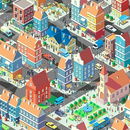 Papel de Parede Petit - Infantil - L97601 - Non-Woven (TNT)