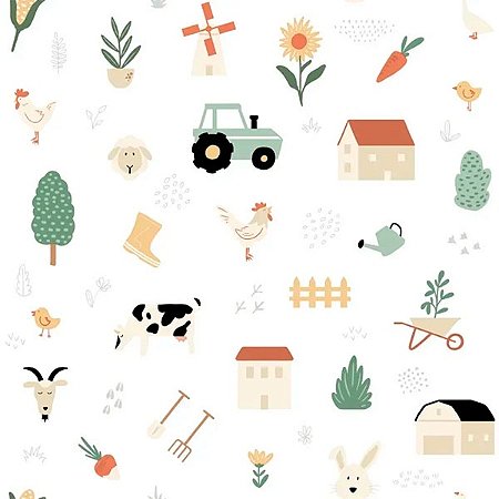 Papel de Parede Petit - Infantil - M51507 - Non-Woven (TNT)