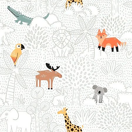 Papel de Parede Petit - Infantil - M88110 - Non-Woven (TNT)