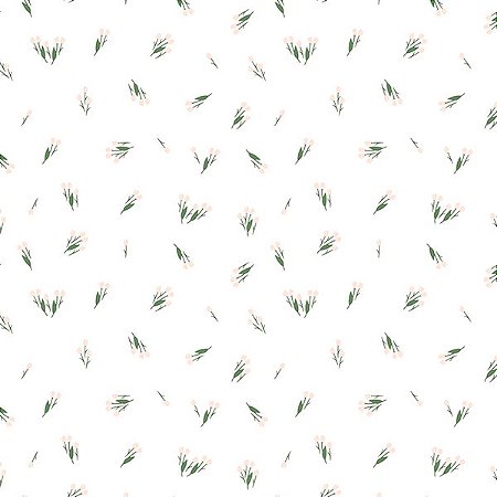 Papel de Parede Passeio no Campo - Folhas e Flores - 602308 - Vinílico