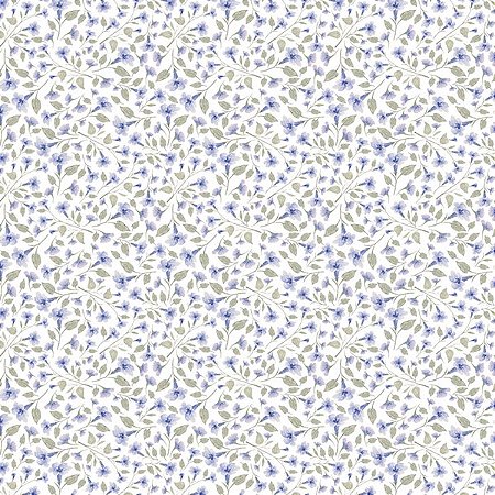 Papel de Parede Passeio no Campo - Folhas e Flores - 602391 - Vinílico