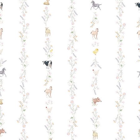 Papel de Parede Passeio no Campo - Listrado - 602414 - Vinílico