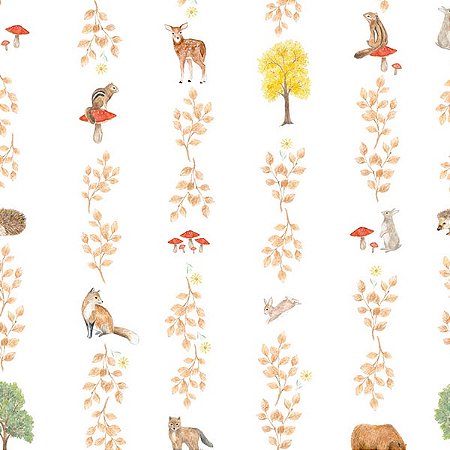 Papel de Parede Passeio no Campo - Listrado - 602483 - Vinílico