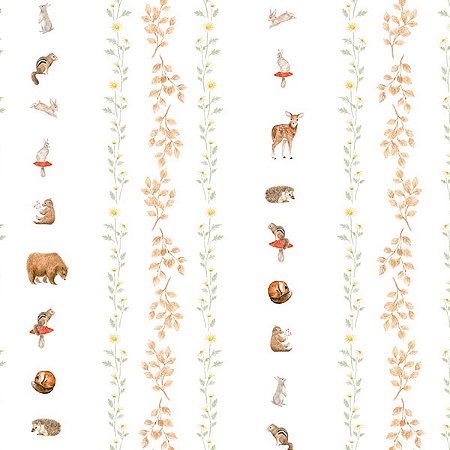 Papel de Parede Passeio no Campo - Listrado - 602506 - Vinílico