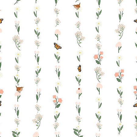 Papel de Parede Passeio no Campo - Listrado - 602612 - Vinílico