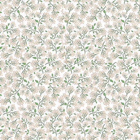 Papel de Parede Passeio no Campo - Folhas e Flores - 602629 - Vinílico