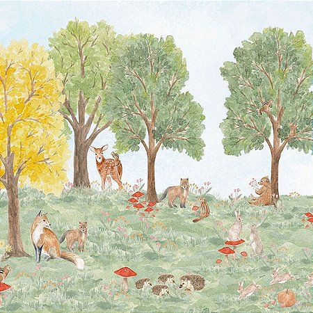 Papel de Parede Passeio no Campo - Infantil - 602742 - Vinílico