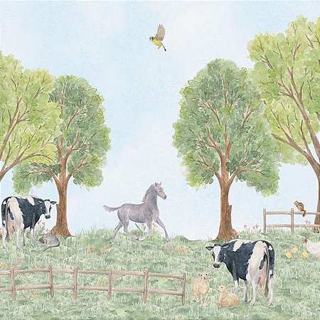 Papel de Parede Passeio no Campo - Infantil - 602803 - Vinílico