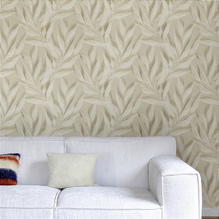 Papel de Parede Tacto - Folhas e Flores - TAC-WKA76101 - Non-Woven (TNT) / Vinílico