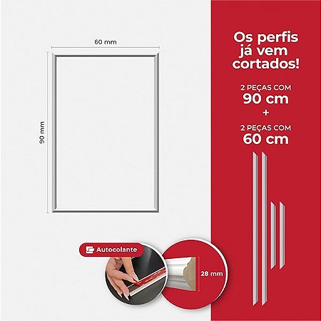 Kit Boiserie - Boiserie - 60x90 - Poliuretano