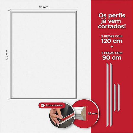 Kit Boiserie - Boiserie - 90x120 - Poliuretano