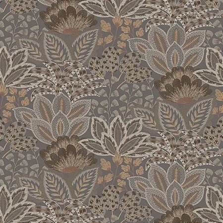 Papel de Parede Alta Gamma Zen - Folhas e Flores  - 26311 - Vinílico