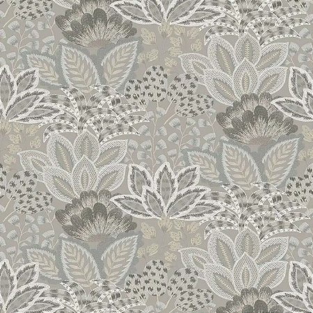 Papel de Parede Alta Gamma Zen - Folhas e Flores  - 26312 - Vinílico