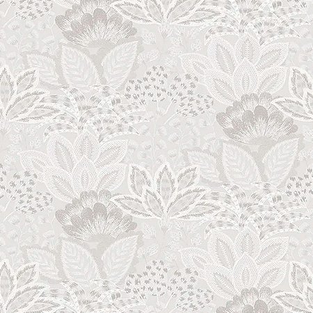 Papel de Parede Alta Gamma Zen - Folhas e Flores  - 26314 - Vinílico