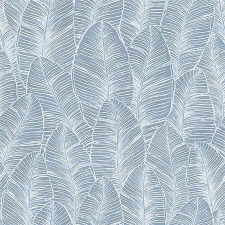 Papel de Parede Brisa do Mar - Folhas e Flores - BDM-12 - Vinílico