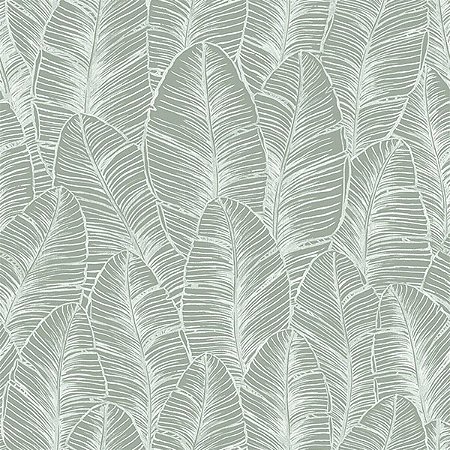 Papel de Parede Brisa do Mar - Folhas e Flores - BDM-14 - Vinílico
