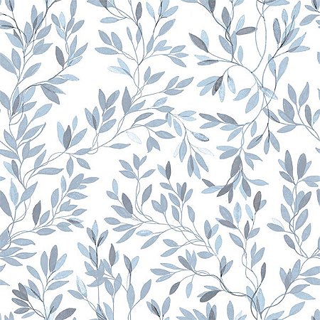 Papel de Parede Brisa do Mar - Folhas e Flores - BDM-43 - Vinílico