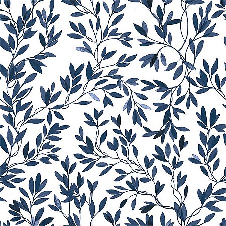 Papel de Parede Brisa do Mar - Folhas e Flores - BDM-47 - Vinílico