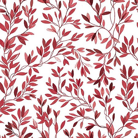 Papel de Parede Brisa do Mar - Folhas e Flores - BDM-49 - Vinílico