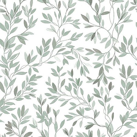 Papel de Parede Brisa do Mar - Folhas e Flores - BDM-51 - Vinílico