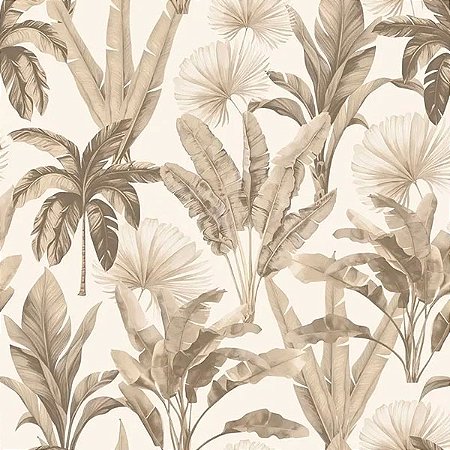 Papel de Parede Refúgio - Folhas e Flores - 4502 - Vinílico