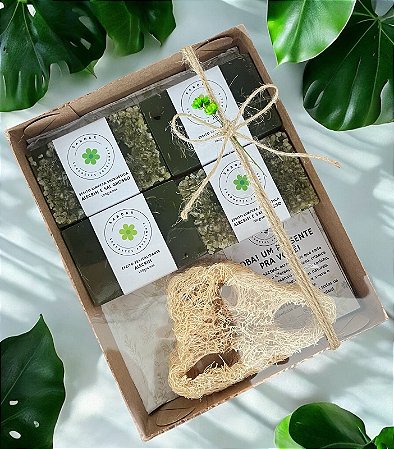 Kit personalizado para presente - 4 sabonetes